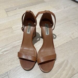 Steve Madden Tan Block Heel Sandals